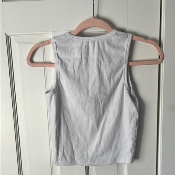 Kids White Corvette Tank Top - Picture 4 of 4
